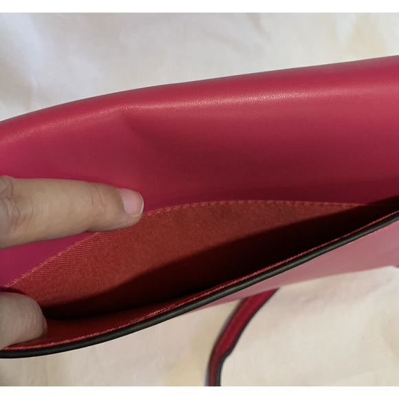 A New Day Pink Flap Closure Clutch W/detachable Crossbody Strap Purse NWT - Picture 8 of 11